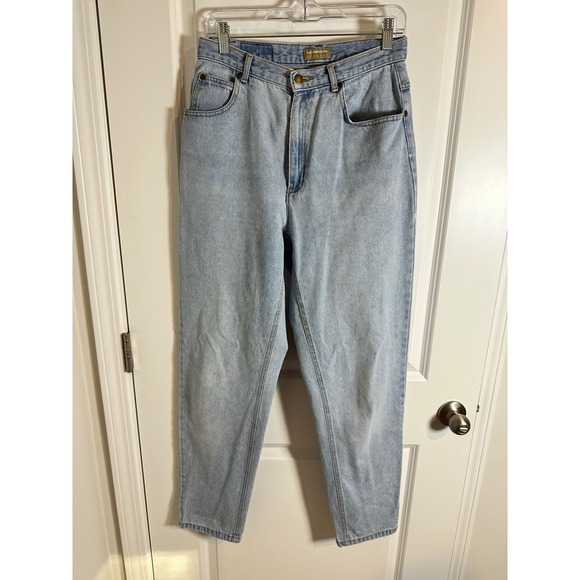 Liz Claiborne Denim - Liz Claiborne Jeans Womens Size 10 High Rise Mom Jeans Light Wash Denim Pants